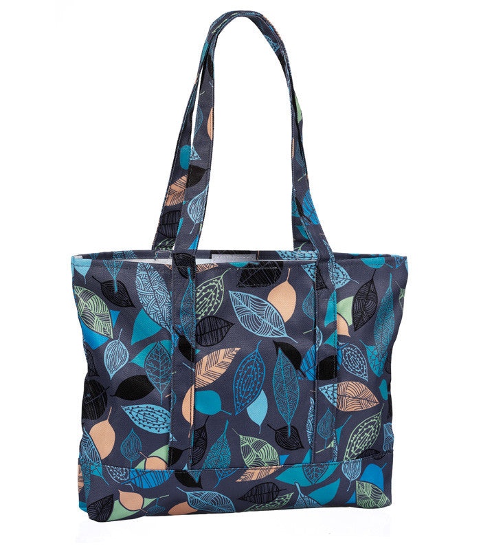 Medium utility tote hot sale falling feathers