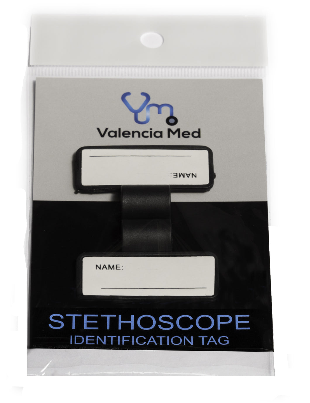 Valencia Med ID Tag - Black