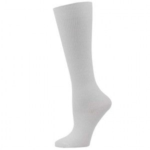 Think Medical Solid 3pk White Compression Socks - Regular Adult Size